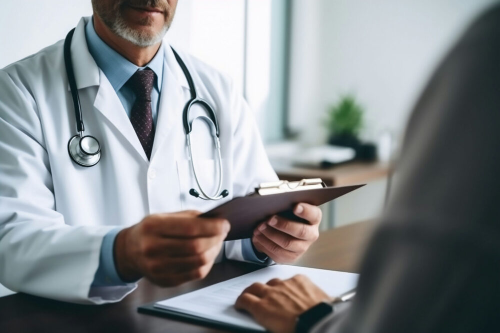 Patient getting support during heroin addiction recovery in Florida